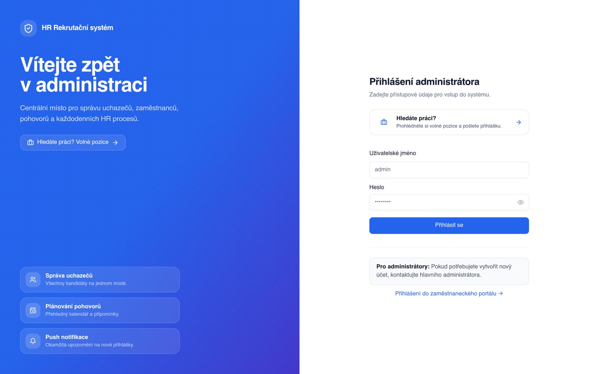 HireTrackr — recruitment portal